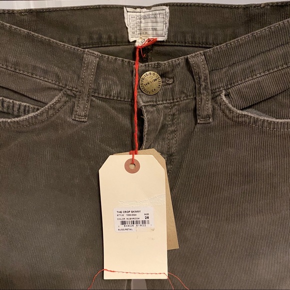 Current Elliott Cropped Corduroy Pants - Picture 4 of 6
